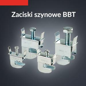 Zaciski szynowe BBT